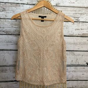 Forever 21 beaded sheer top